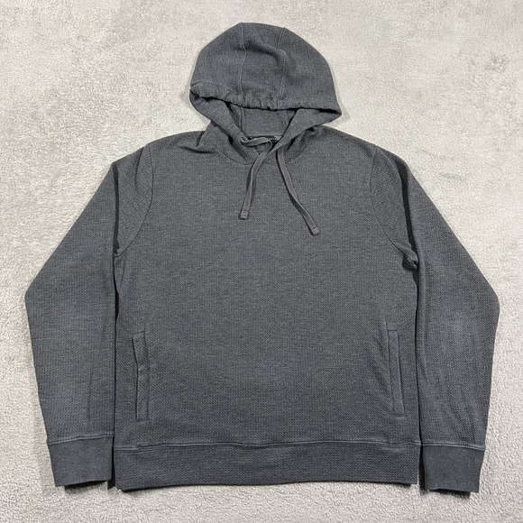 Travis Mathew Other - Travis Mathew Cloud Waffle Knit Hoodie Mens Large Gray Golf Performance Stretch
